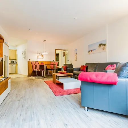 Residenz Meeresbrandung 6 Mit Souterrainterrasse Zum Westen,2xtv, Einbaukueche, Geschirrspueler, Schwimmbad, Sauna ,pkw-stellplatz, Wlan ! דירה *